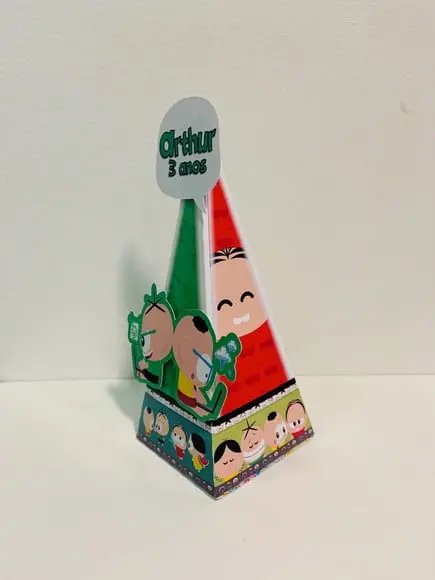 Caixa Triangular Turma da Mônica Toy