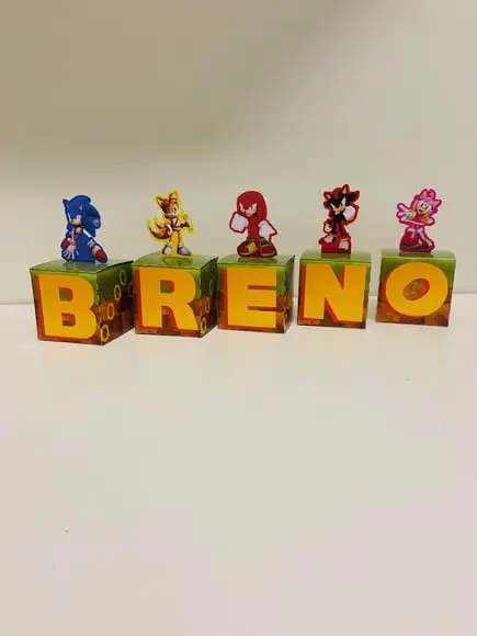 Cubo Sonic - Personalizado