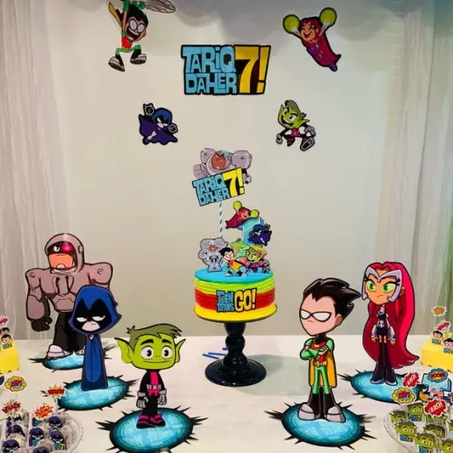 Enfeite de Mesa Jovens Titãs