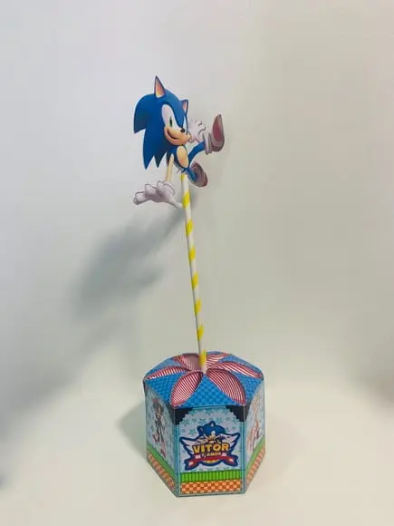 Enfeite de Mesa Sonic