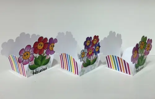 Forminha de doces Jardim de Bonecas