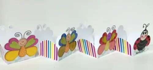 Forminha de doces Jardim de Bonecas