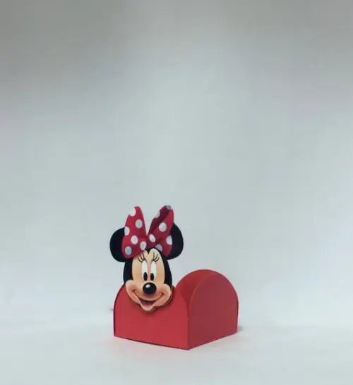 Forminha de doces Minne Vermelha