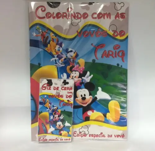 Kit Colorir Turma do Mickey