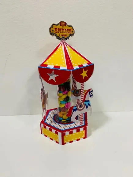 Porta Tubete Carrossel Circo