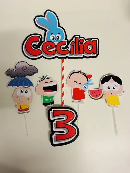 Topo de Bolo Turma da Mônica Toy