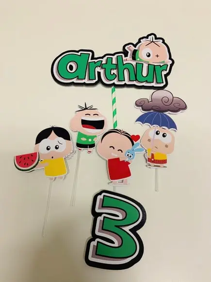Topo de Bolo Turma da Mônica Toy