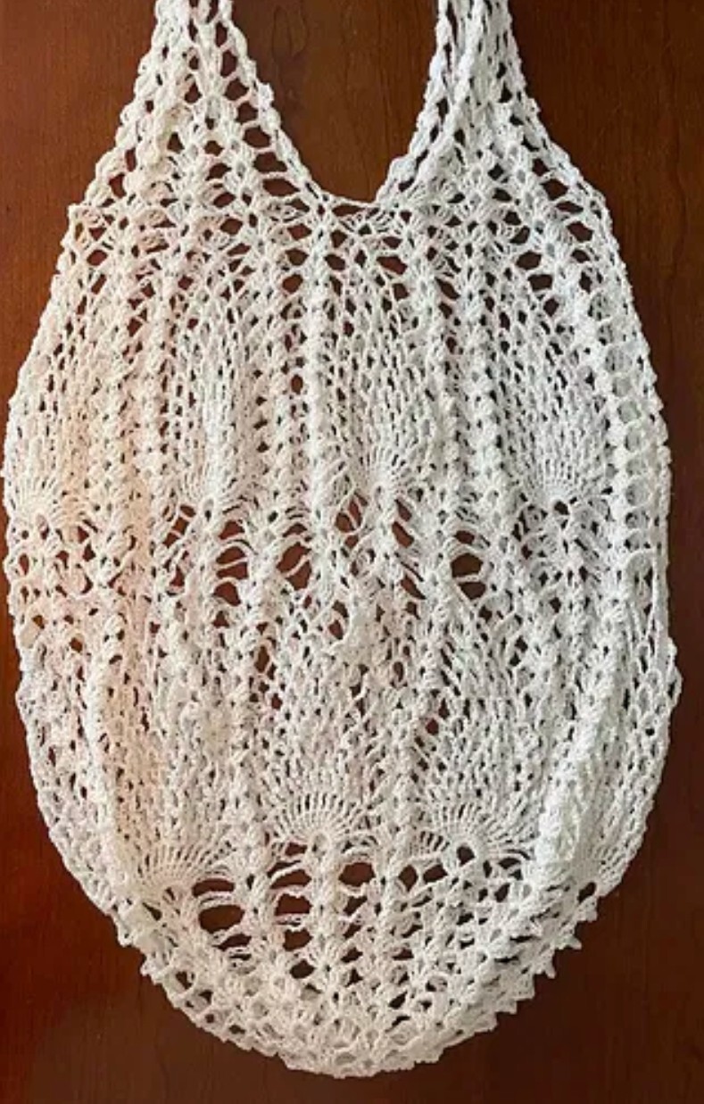Bolsa de croche abacaxi