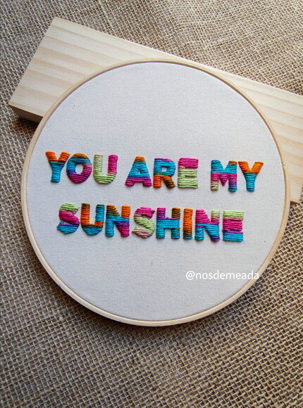 Letreiro You Are My Sunshine