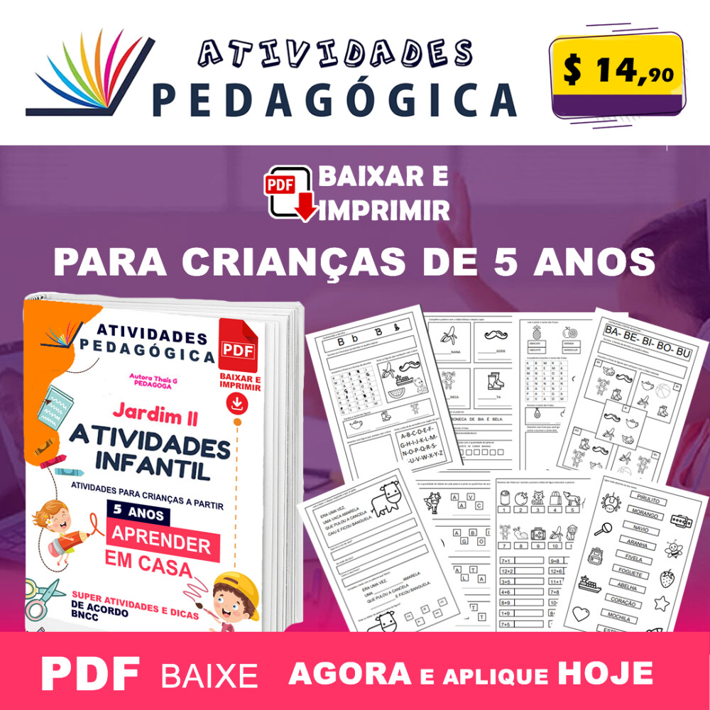 Atividades Infantil para a Alfabetização