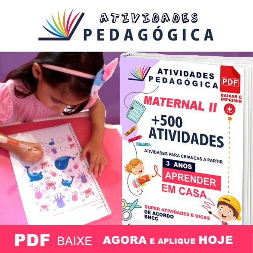 Atividades Pedagógica para Imprimir- Infantil 3