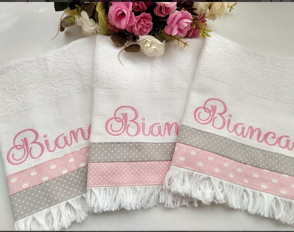 2 Toalhinha  Personalizada