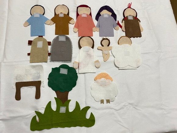 a Páscoa -figuras pra Flanelógrafo