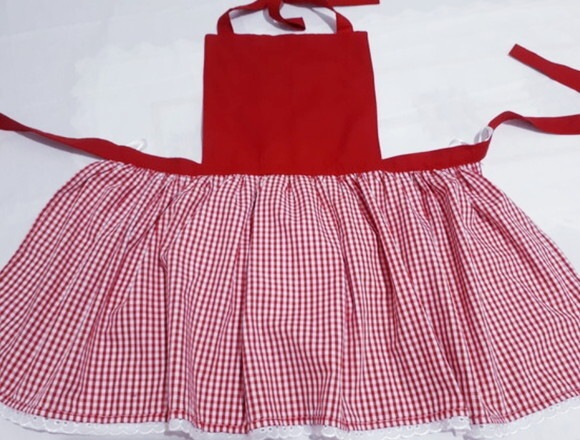 Avental Chapeuzinho Vermelho