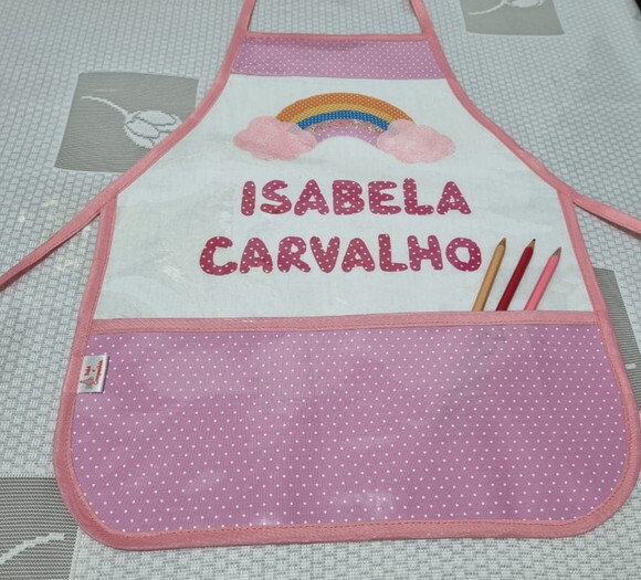 Avental Escolar Plastificado