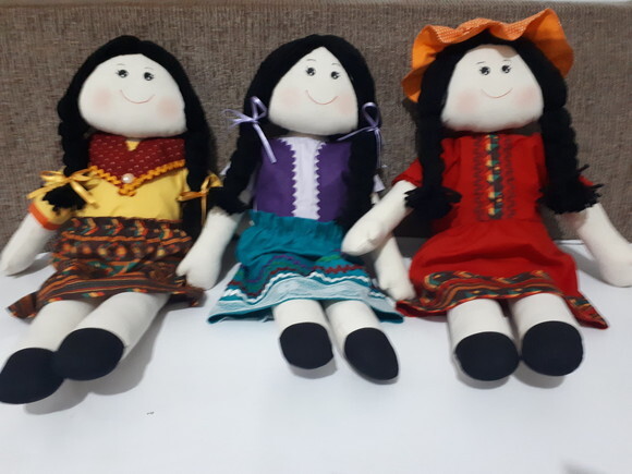 Boneca Boliviana 50cm