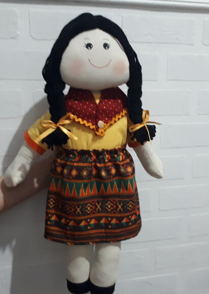 Boneca Boliviana 50cm