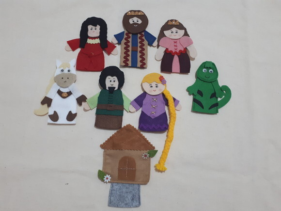 Dedoche Rapunzel Enrolados