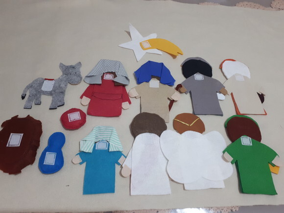 Figuras pra Flanelógrafo- Nascimento de Jesus