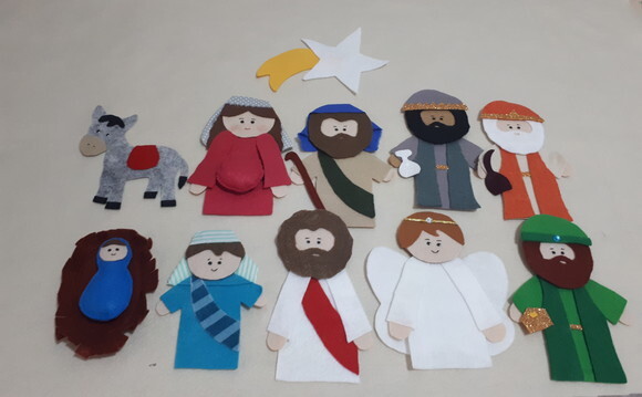 Figuras pra Flanelógrafo- Nascimento de Jesus