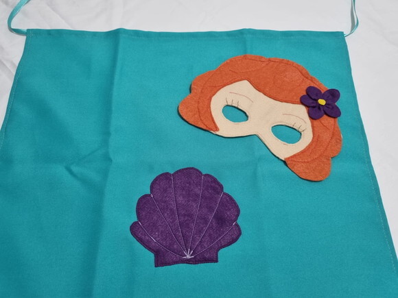 Kit Capa e Máscara Ariel