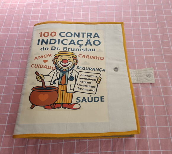 Livro Personalizado Tecido Doutor da Alegria