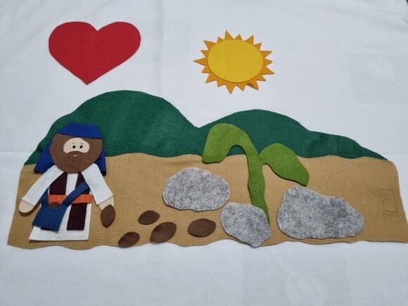 Parábola do Semeador para Flanelógrafo
