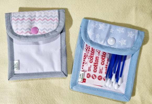 Porta Cotonete e Curativo Estruturado com Manta