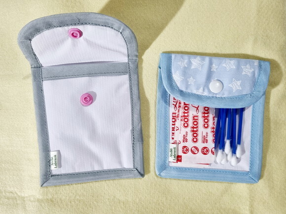Porta Cotonete e Curativo Estruturado com Manta