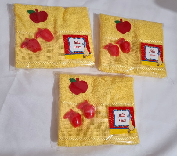 Toalhinha Branca de Neve Lembrancinha