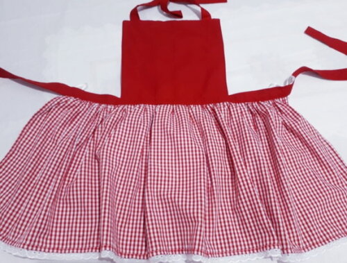 Avental Chapeuzinho Vermelho