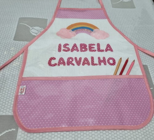 Avental Escolar Plastificado