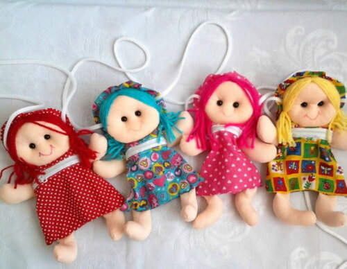 Bolsinha Boneca Lembrancinha