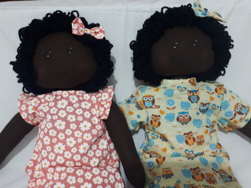Boneca Negra 50cm