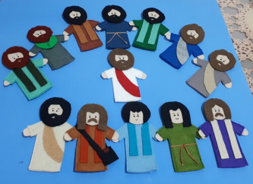 Dedoches Jesus e Discípulos