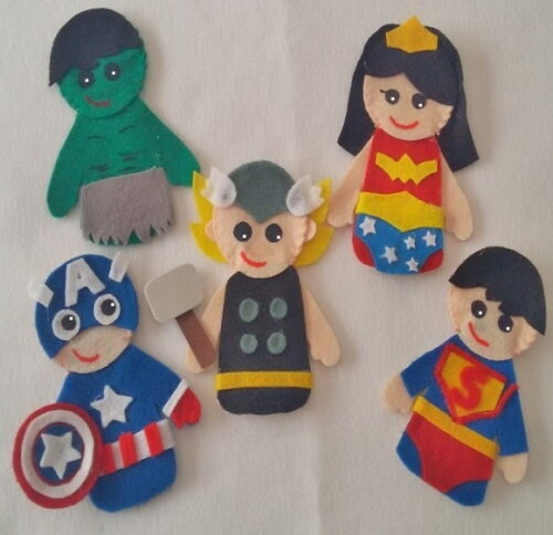 Dedoche Super Heróis