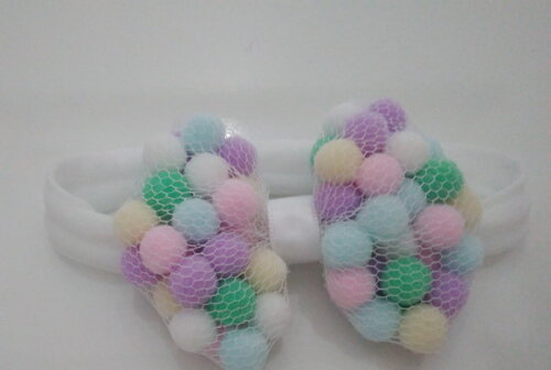 Faixa com Laço de Pompom
