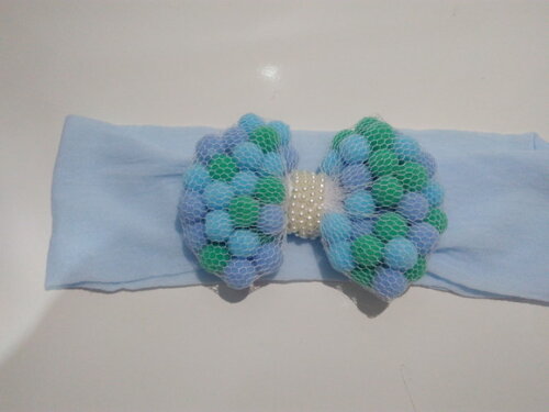 Faixa com Laço de Pompom