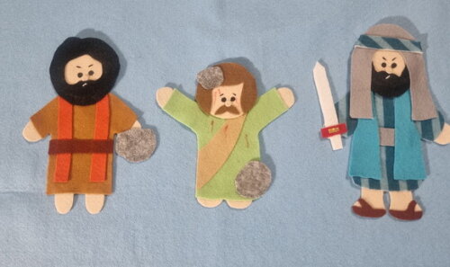 Figuras Flanelógrafo a Conversão de Paulo