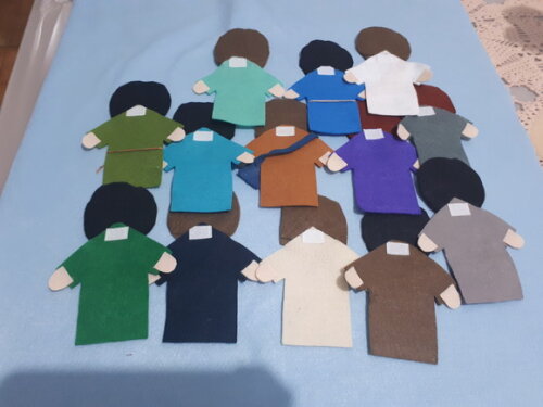 Figuras para Flanelógrafo-jesus e Apóstolos