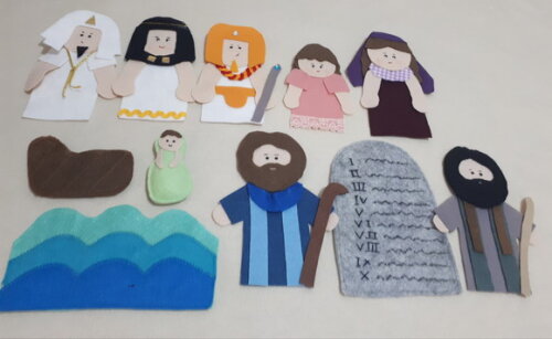 Figuras para Flanelógrafo- Moisés