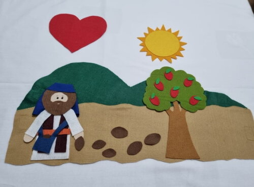 Parábola do Semeador para Flanelógrafo