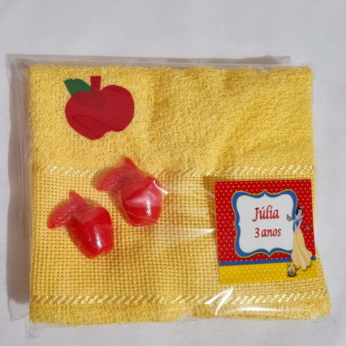 Toalhinha Branca de Neve Lembrancinha
