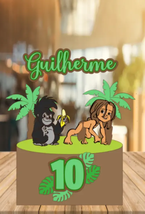 ARQUIVO de Corte Topo de Bolo Tarzan 01