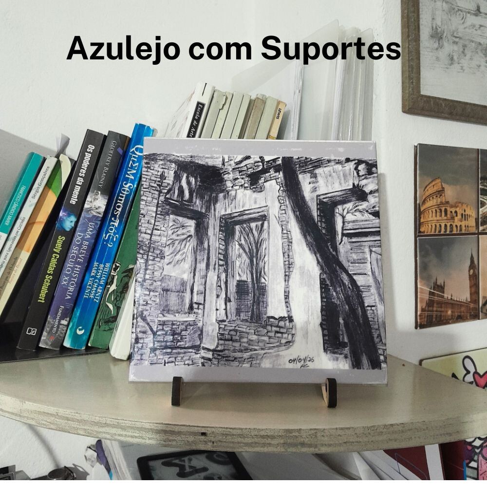 Azulejo Decorativo 20x20 Ruínas Vila Maria Zélia Para Prateleir