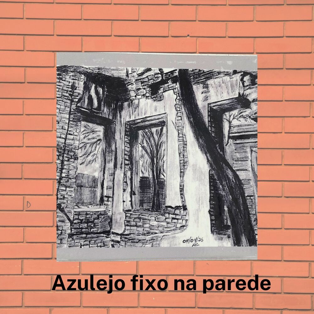 Azulejo Decorativo 20x20 Ruínas Vila Maria Zélia Para Prateleir