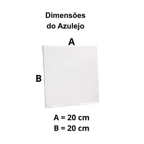 Azulejo Decorativo 20x20 Tema Casa De Pedra para Prateleira ou Pa