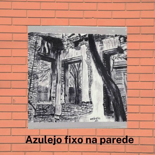 Azulejo Decorativo 20x20 Ruínas Vila Maria Zélia Para Prateleir