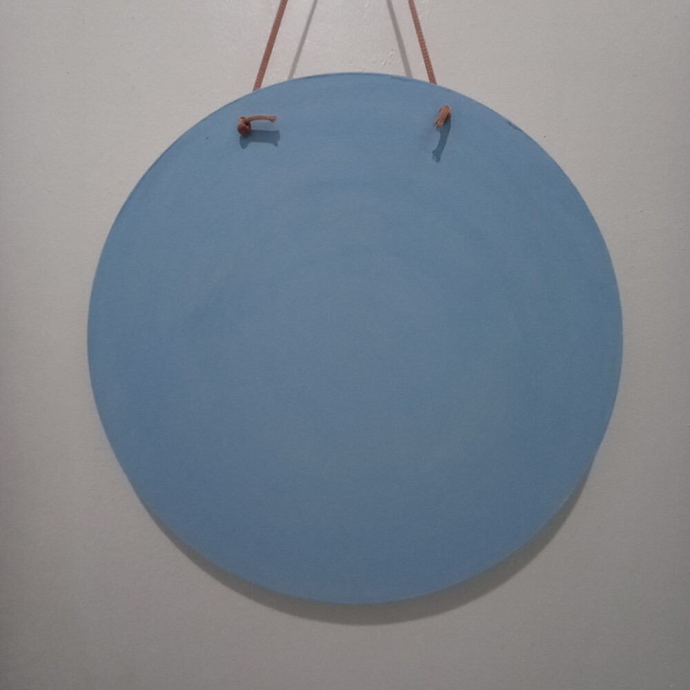 Placa Natalina Artesanal em MDF Pintada à Mão
