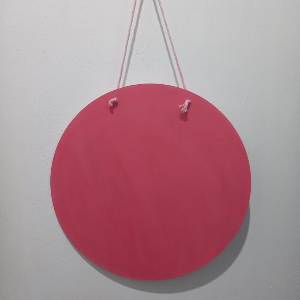 Placa  Decorativa em MDF Pintada  à Mão Vovó com Livro de Rece